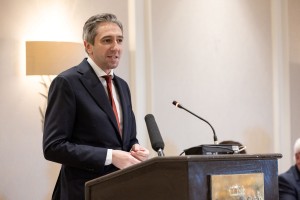 Taoiseach Simon Harris addresses the 66th session of BIPA